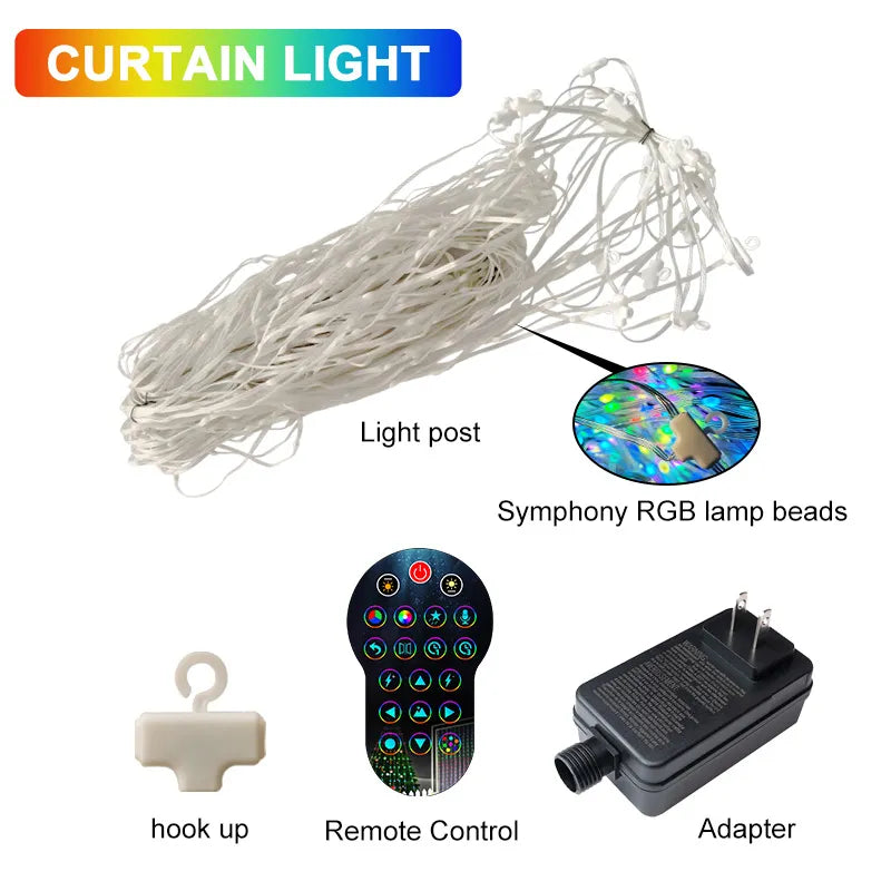 Cortina LED Inteligente Smart Decorativa